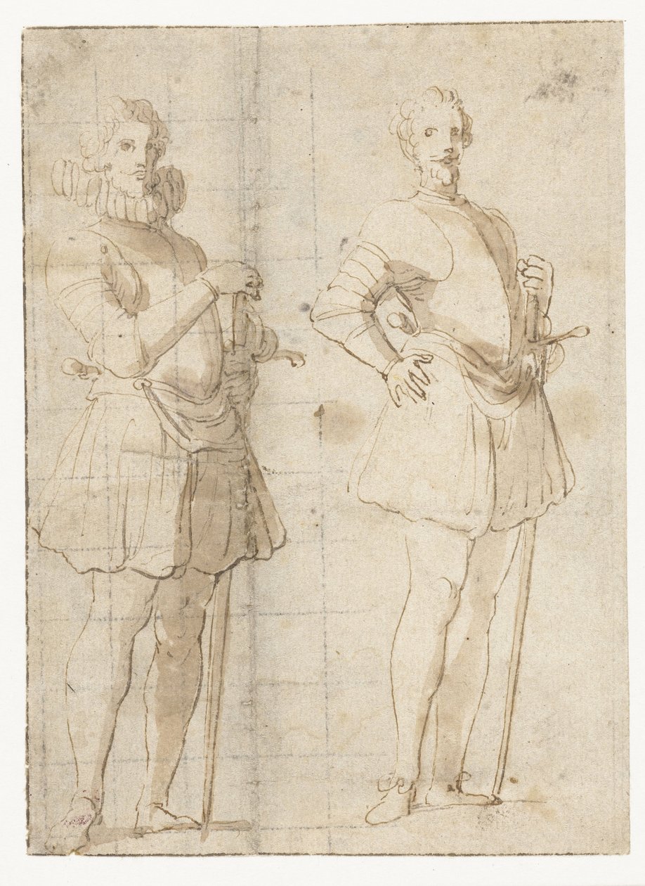 To undersøgelser af en stående officer af Peter Paul Rubens (possibly)