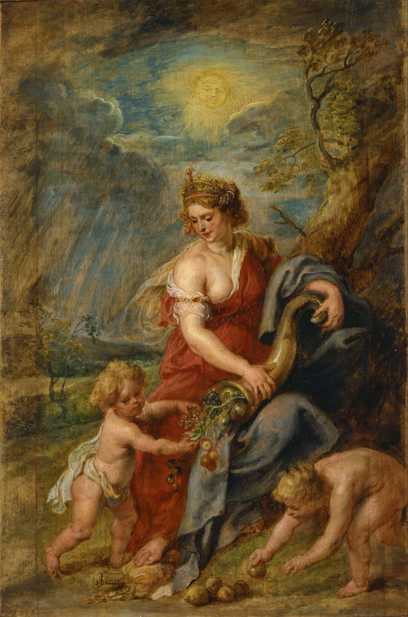 ""Abundance"" Maleri af Pieter Paul Rubens (1577-1640) omkring 1630 National Museum of Western Art, Tokyo Japan af Peter Paul Rubens