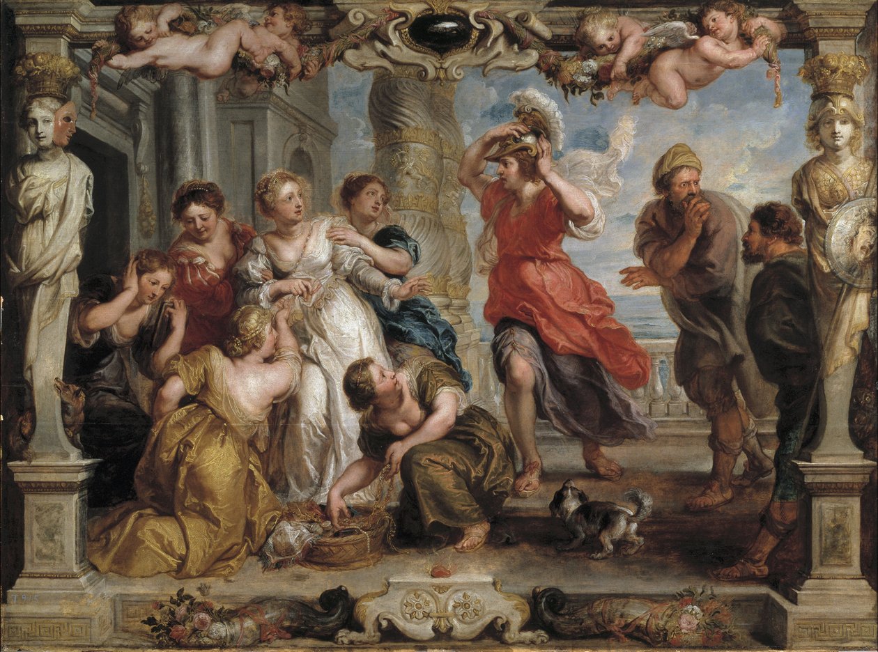 Achilles opdaget af Ulysses blandt Lycomedes