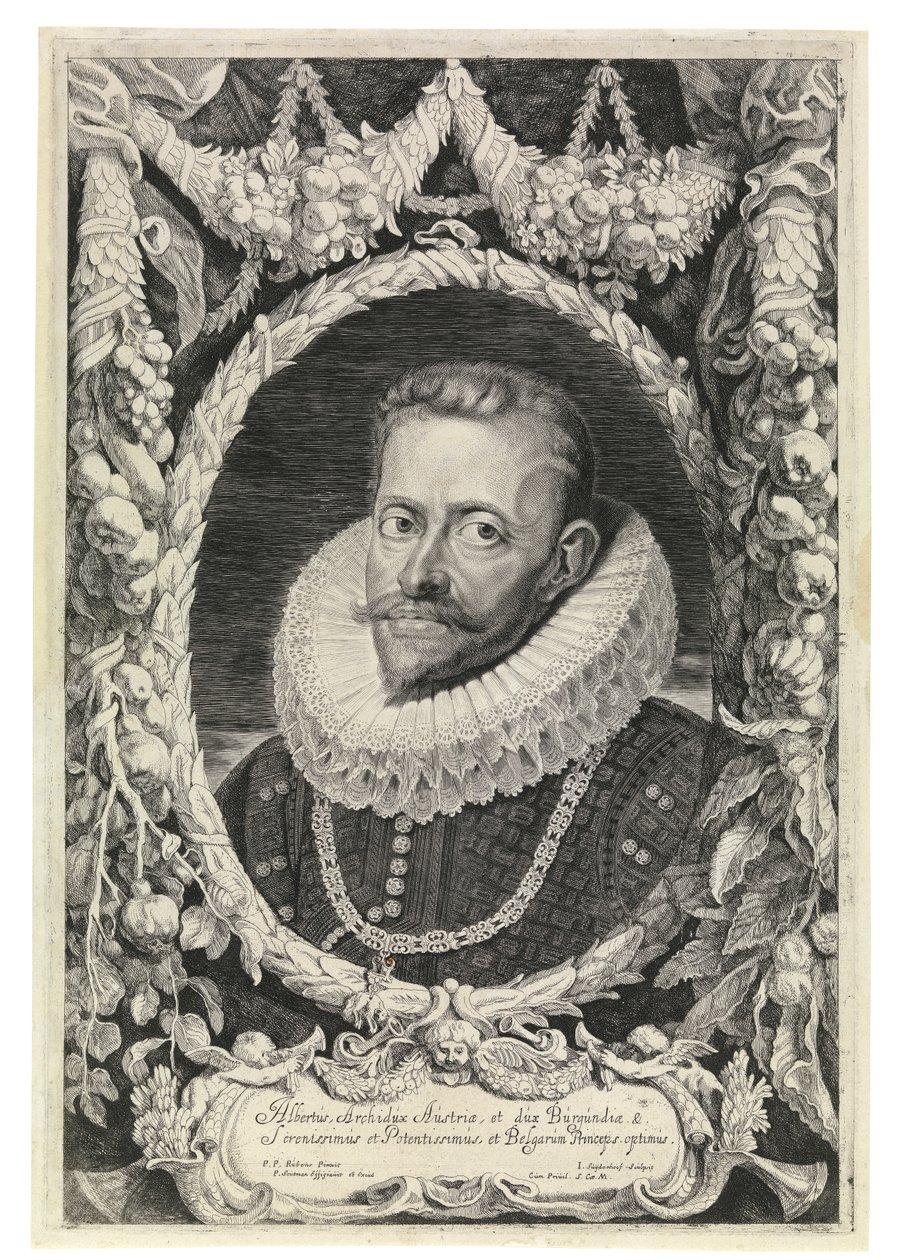 Albert, ærkehertug af Østrig (radering) af Peter Paul Rubens