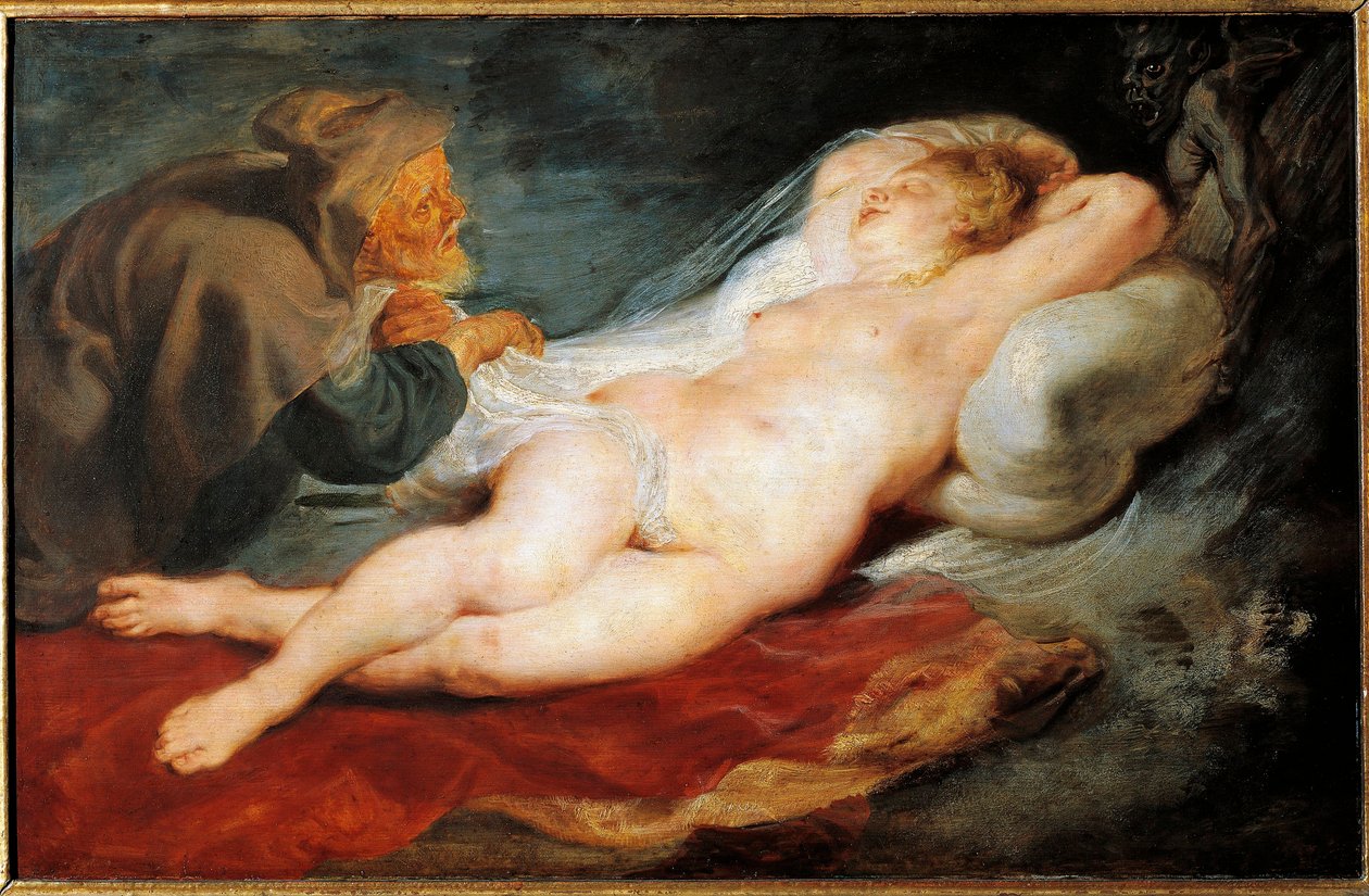 Angelica og Eremitten. Fra Orlando Furioso (Maleri af Peter Paul Rubens