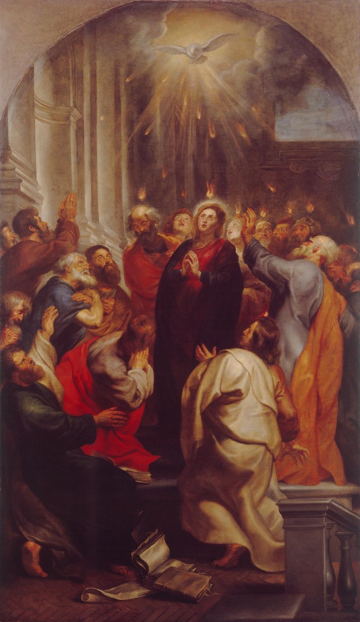 Helligåndens udgydelse af Peter Paul Rubens