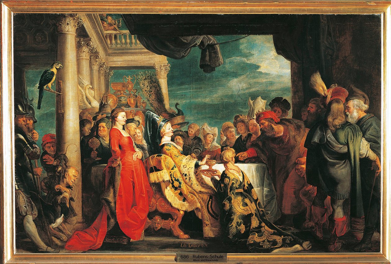 Østrig, Wien, Alboin og Rosamunde af Peter Paul Rubens