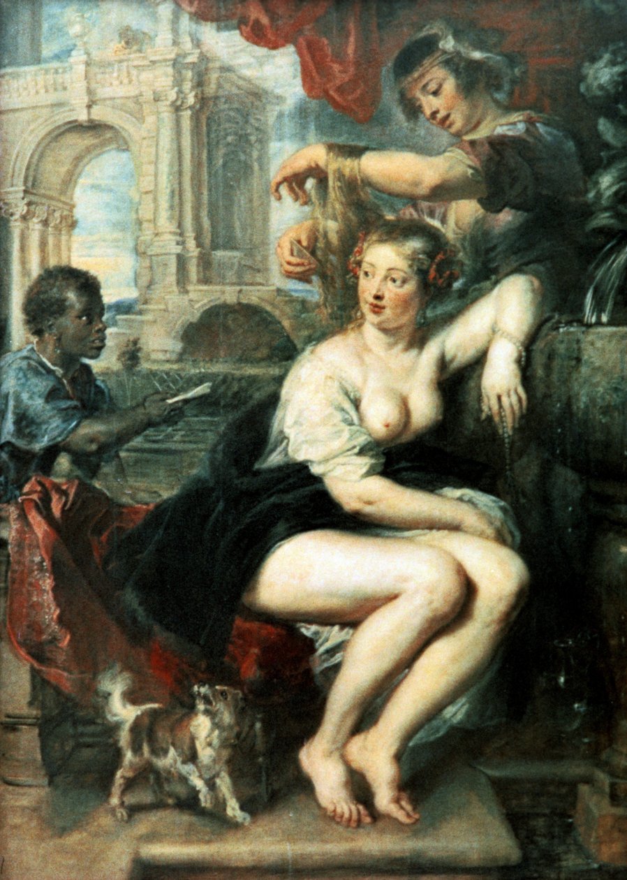 Bathsheba ved fontænen, ca. 1635 (olie på lærred) af Peter Paul Rubens