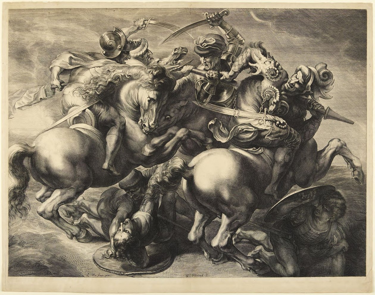 Slaget ved Anghiari af Peter Paul Rubens