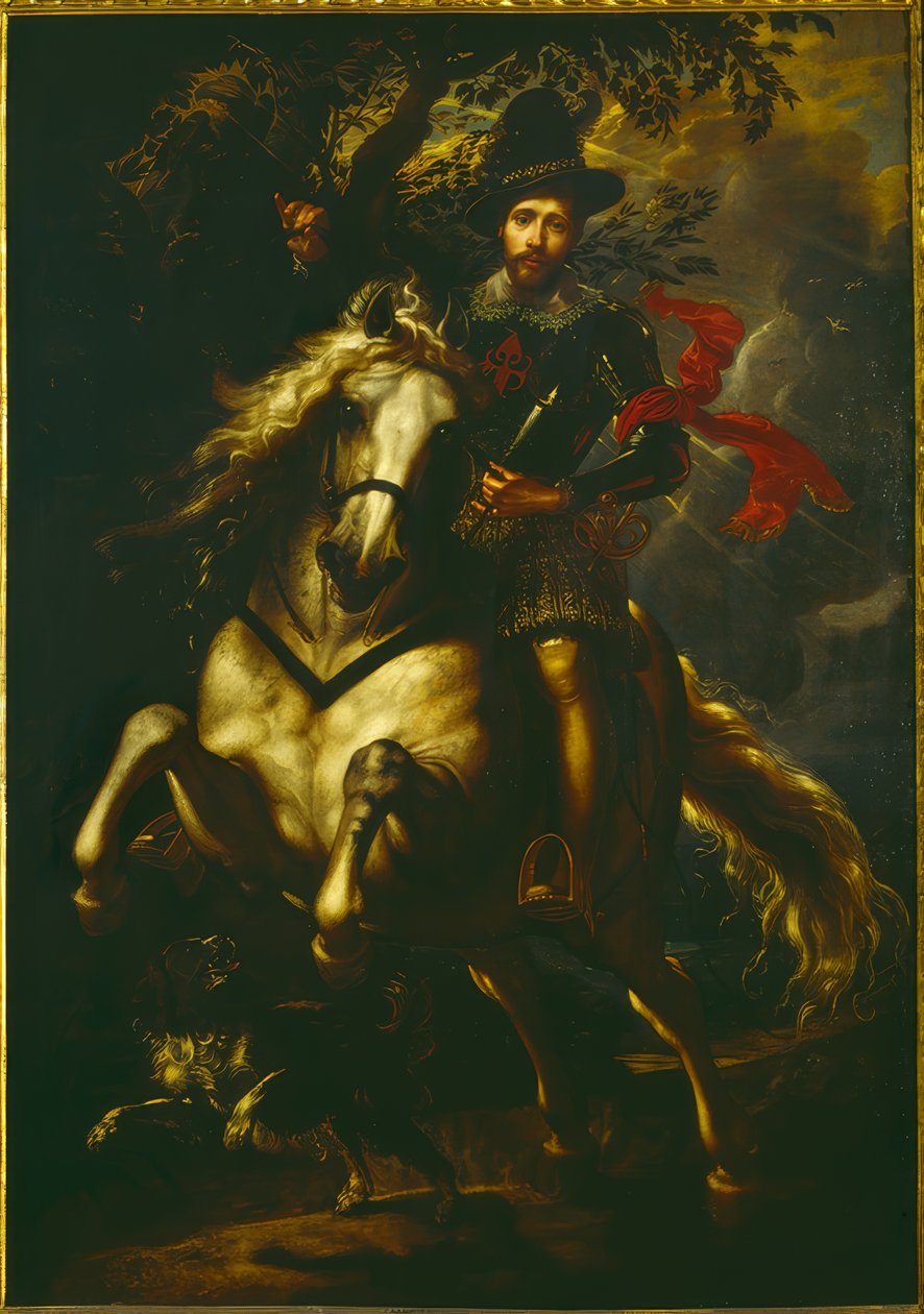 Portræt af Giovanni Carlo Doria til hest af Peter Paul Rubens