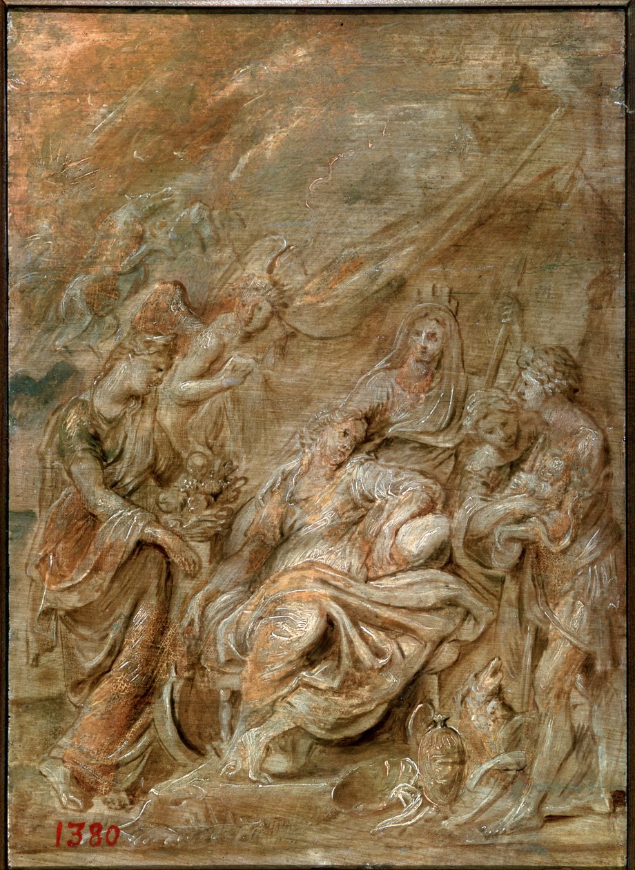 Dauphinens fødsel, Ludvig XIII, 1622. af Peter Paul Rubens