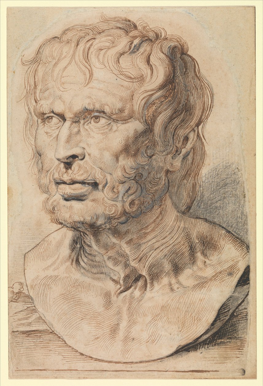 Buste af Pseudo-Seneca af Peter Paul Rubens