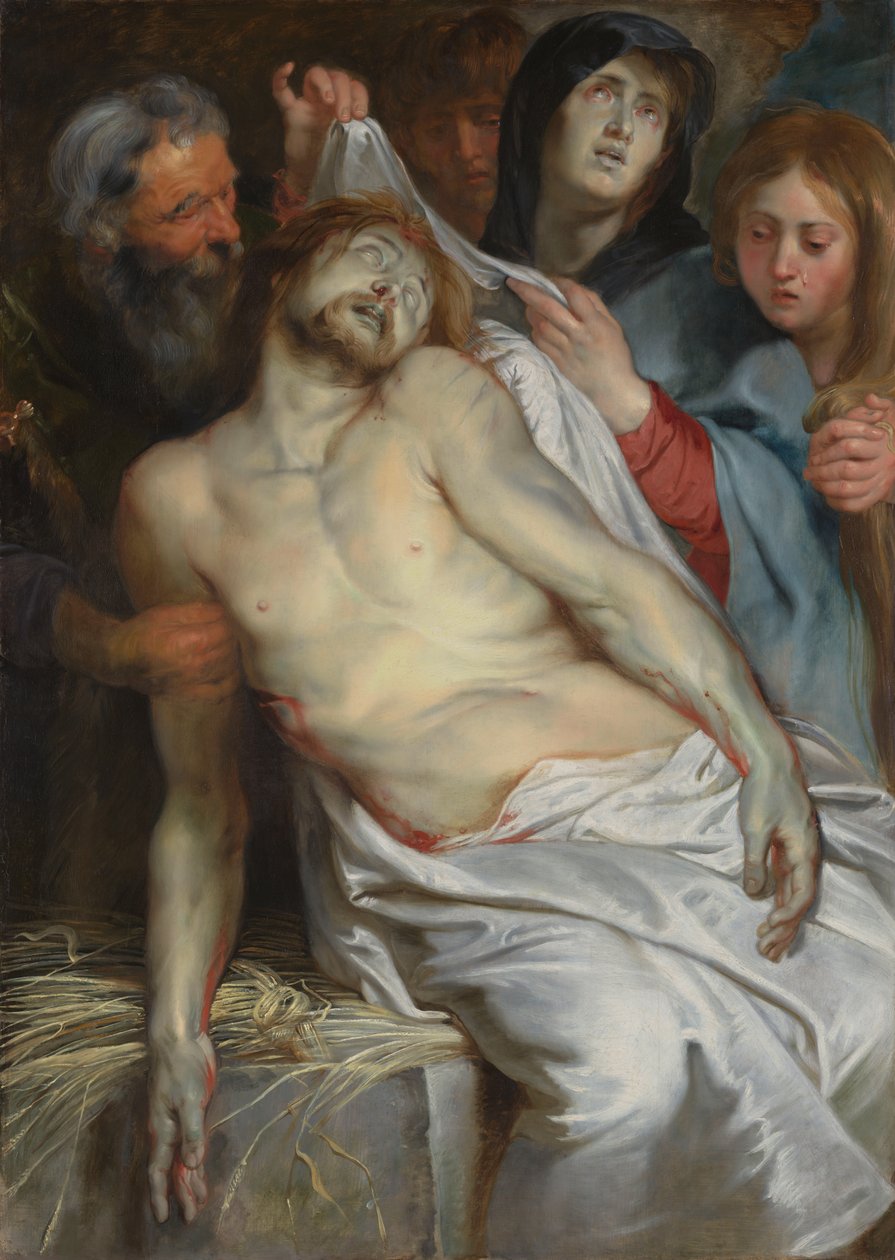 Kristus på halmen af Peter Paul Rubens
