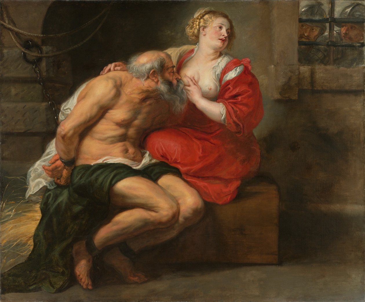 Cimon og Pero (Romersk næstekærlighed) af Peter Paul Rubens