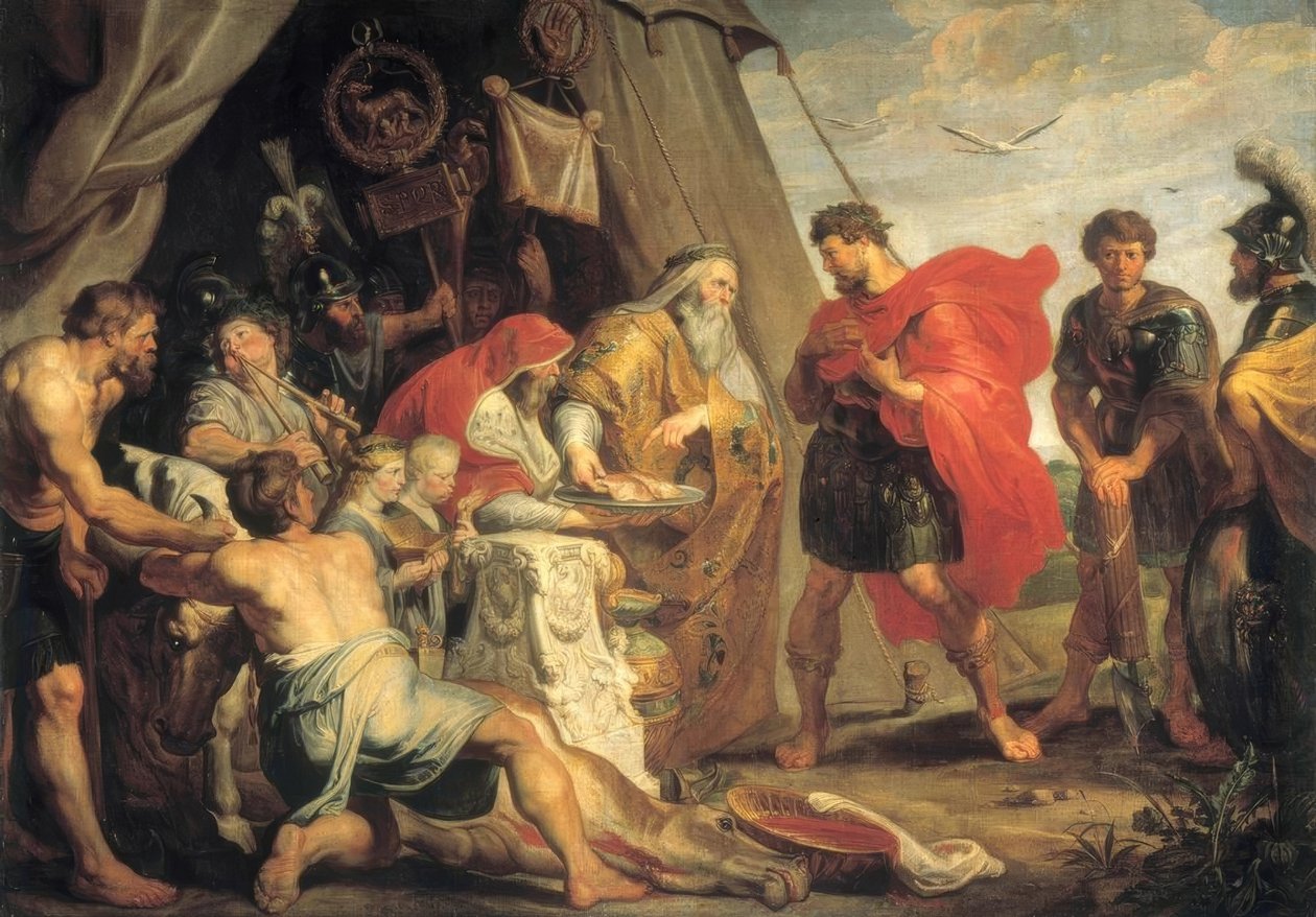 Fortolkning af varslerne af Peter Paul Rubens