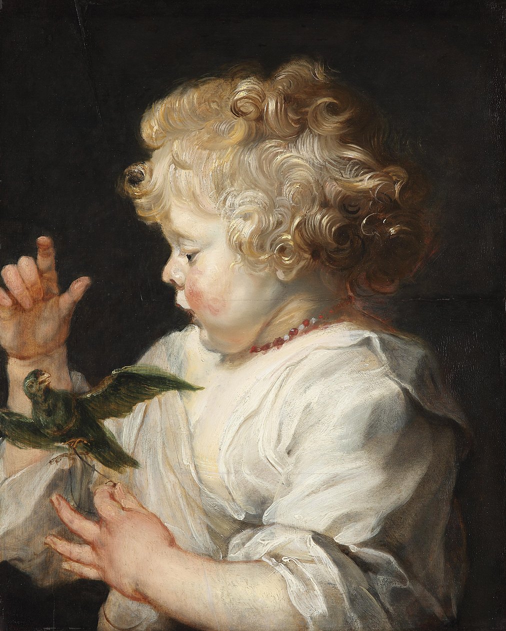 Barnet med fuglen af Peter Paul Rubens