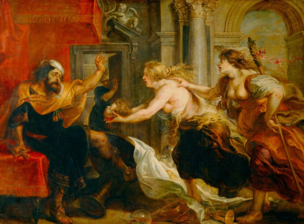 Måltidet fra Tereus af Peter Paul Rubens