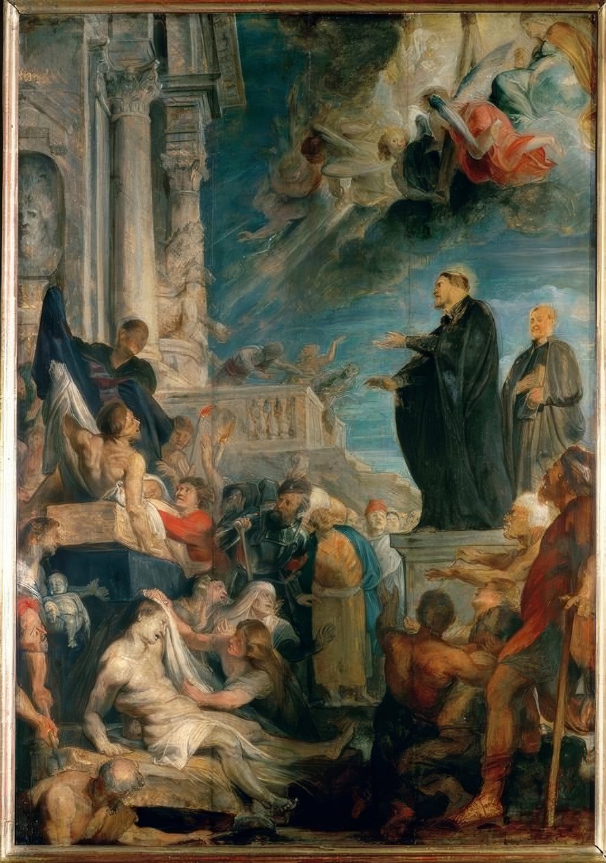Miraklet med Sankt Frans Xavier af Peter Paul Rubens