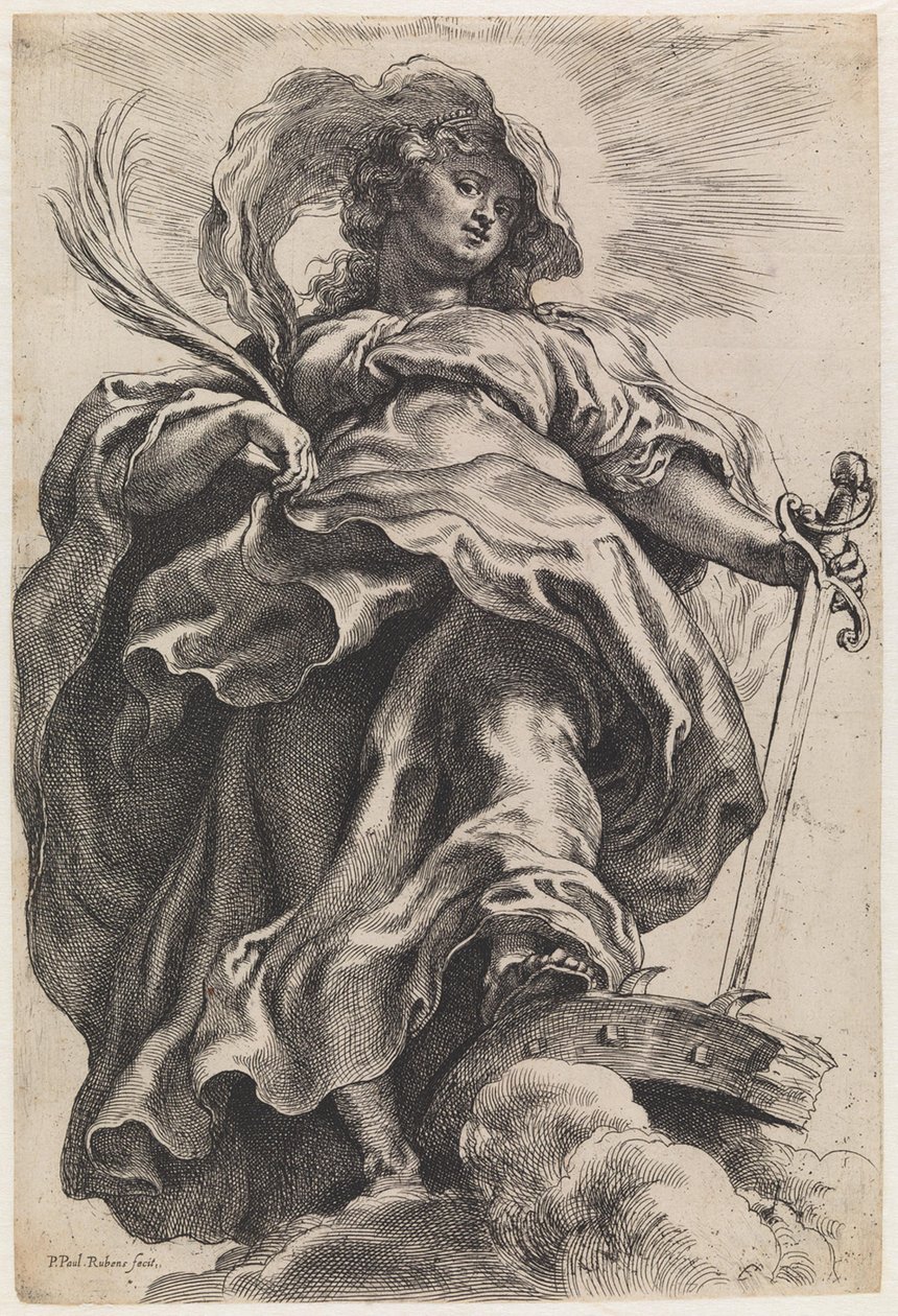 Den hellige Katarina af Peter Paul Rubens