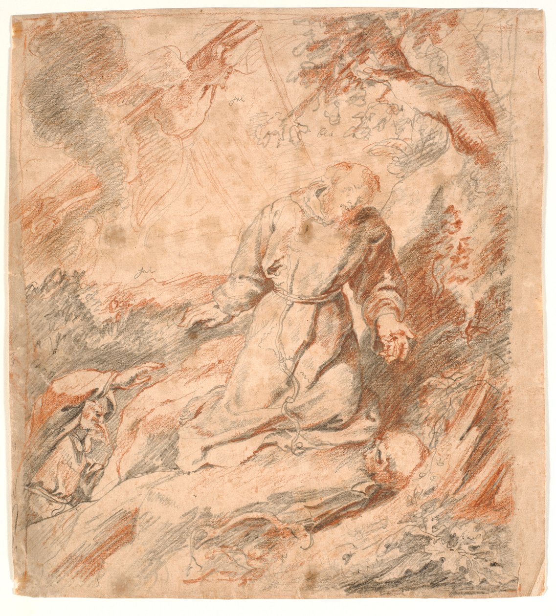 Die Stigmatisation des Heiligen Franz af Peter Paul Rubens
