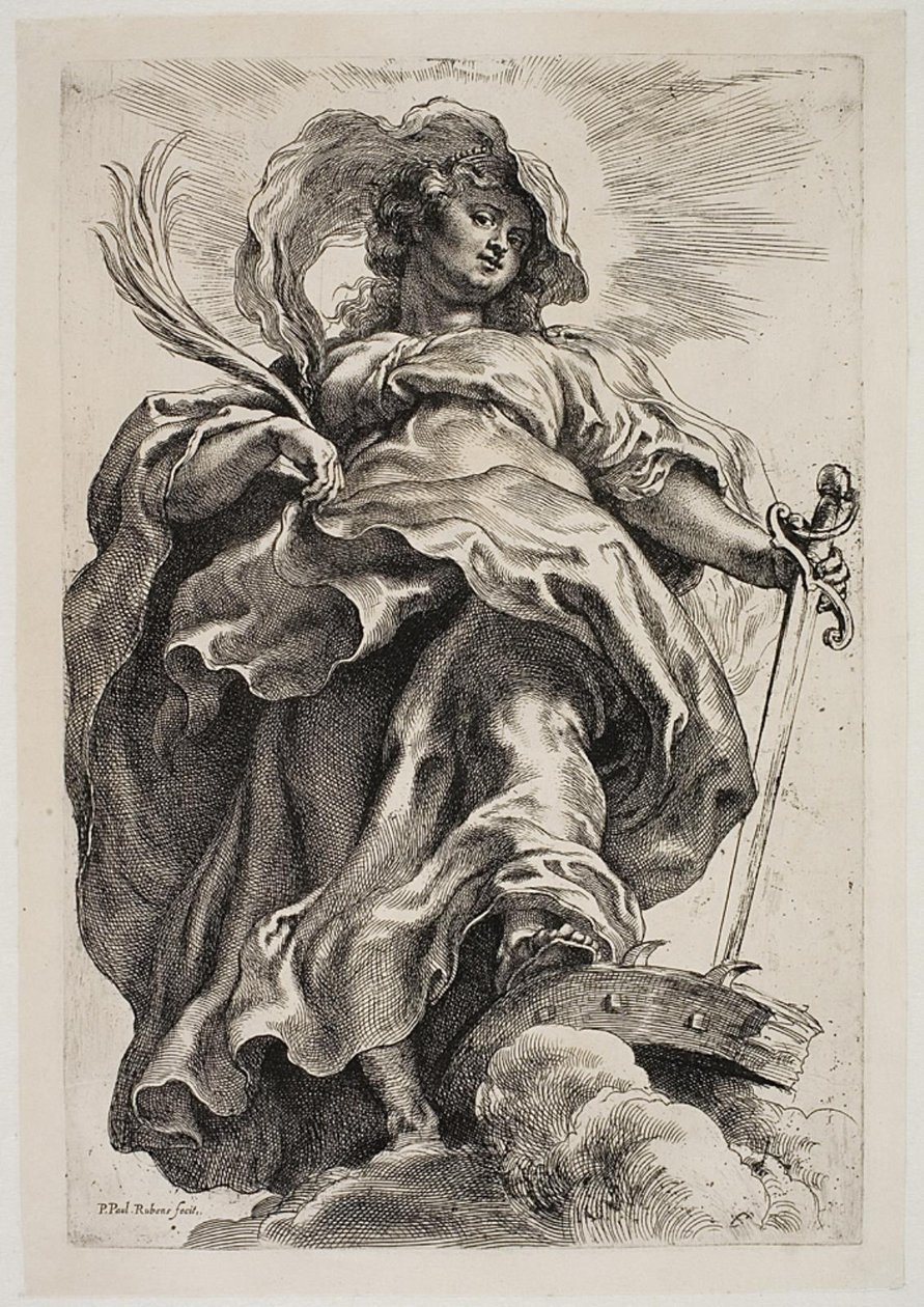 Den hellige Katharina af Alexandria af Peter Paul Rubens