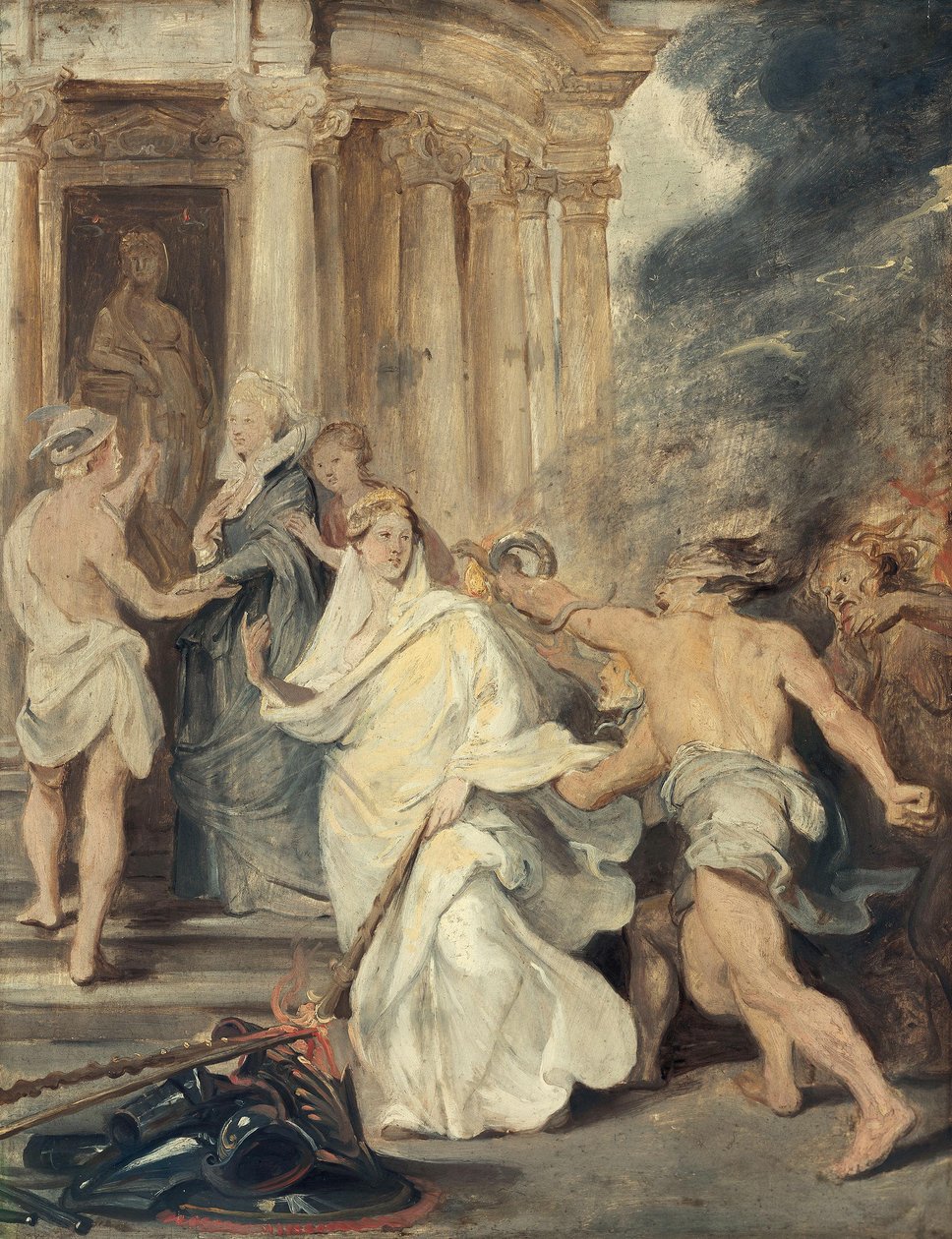 Fredsslutningen i Angers (skitse til Medici-cyklussen) af Peter Paul Rubens
