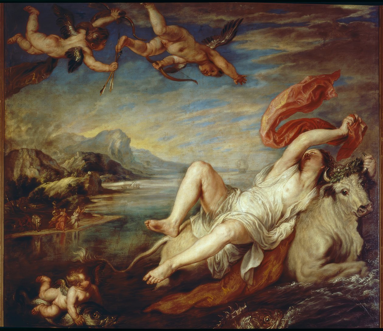 Voldtægt af Europa af Peter Paul Rubens