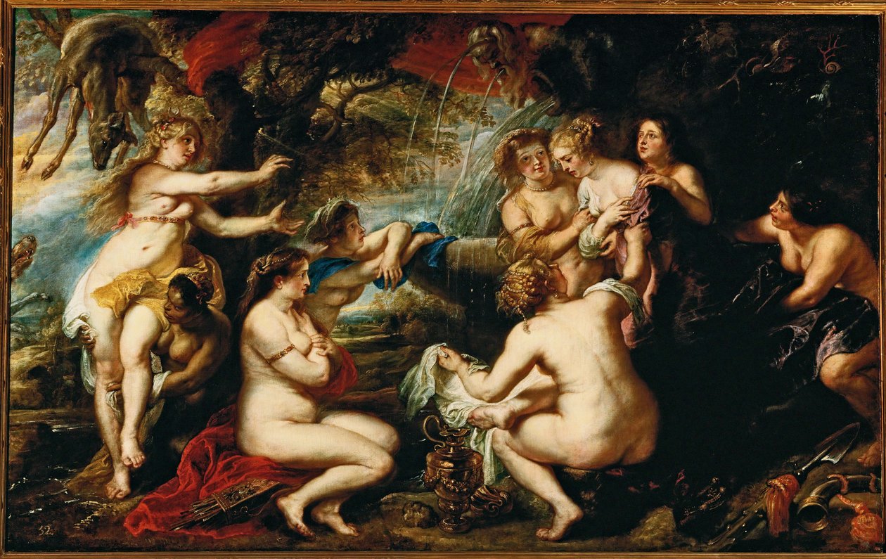 Diana og Callisto (maleri på lærred) af Peter Paul Rubens