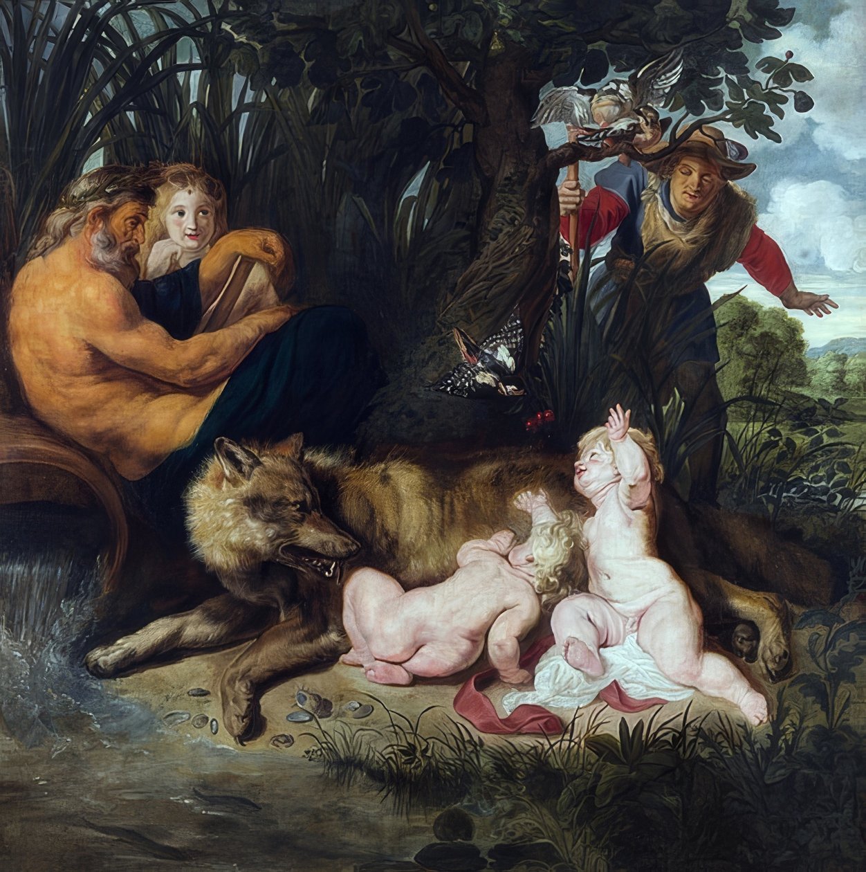 At finde Romulus og Remus. 1612 af Peter Paul Rubens
