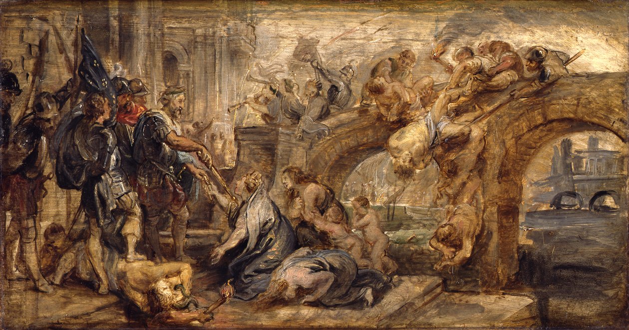 Henrik IV’s erobring af Paris. af Peter Paul Rubens