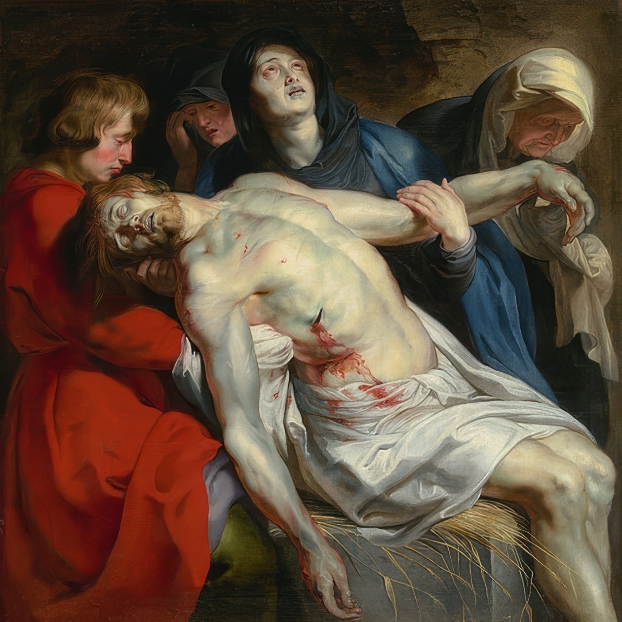 Begravelsen. Omkring 1612 af Peter Paul Rubens