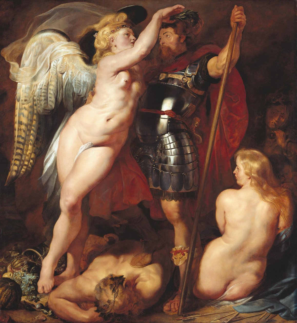 Dydens helts kroning af Peter Paul Rubens