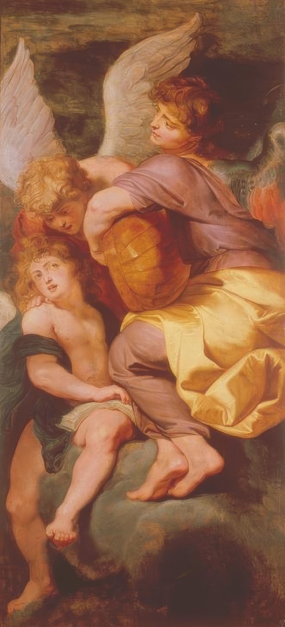 Tre engle laver musik af Peter Paul Rubens