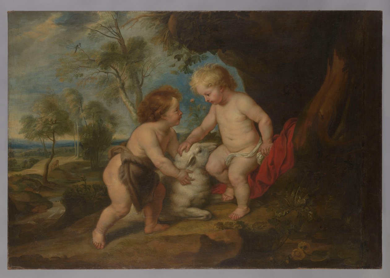 Jesusbarnet og Sankt Johannes Døberen af Peter Paul Rubens