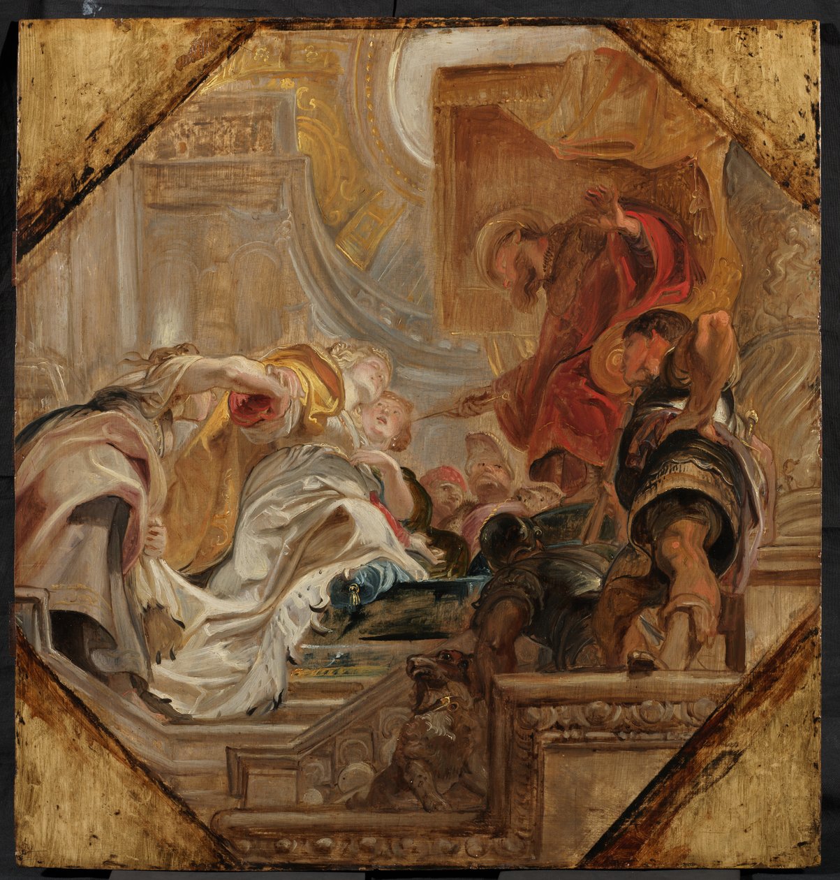 Ester foran Ahasverus af Peter Paul Rubens