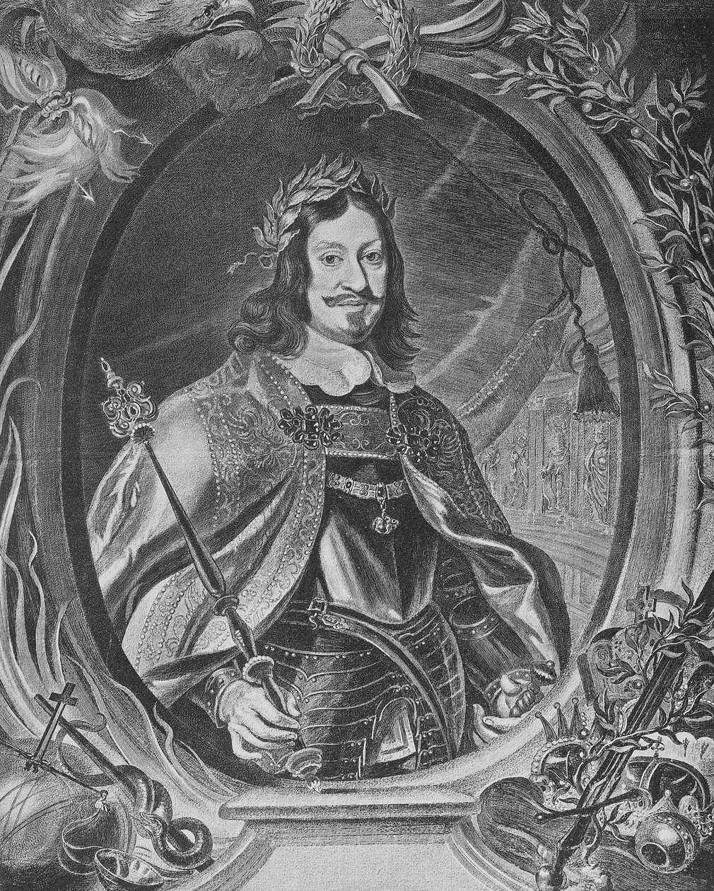 Ferdinand III, hellig romersk kejser, graveret af Christoffel Jegher, ca. 1631-33 af Peter Paul Rubens