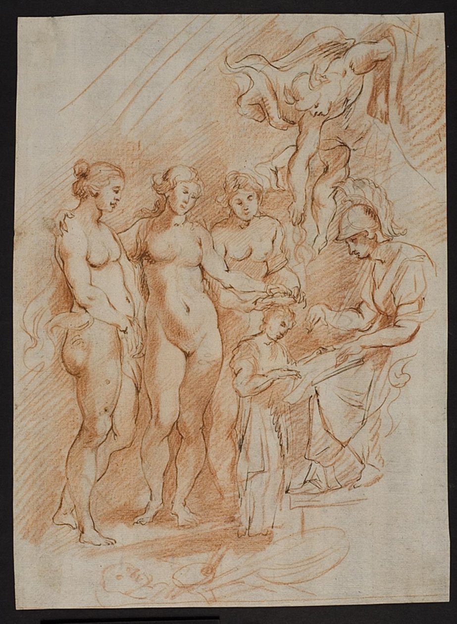 Figurkomposition, fra "Maria af Medicis historie" af Peter Paul Rubens