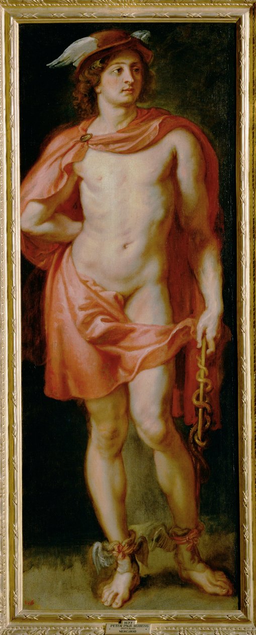 Gud Merkur, malet til Torre de La Parada (maleri på lærred) af Peter Paul Rubens