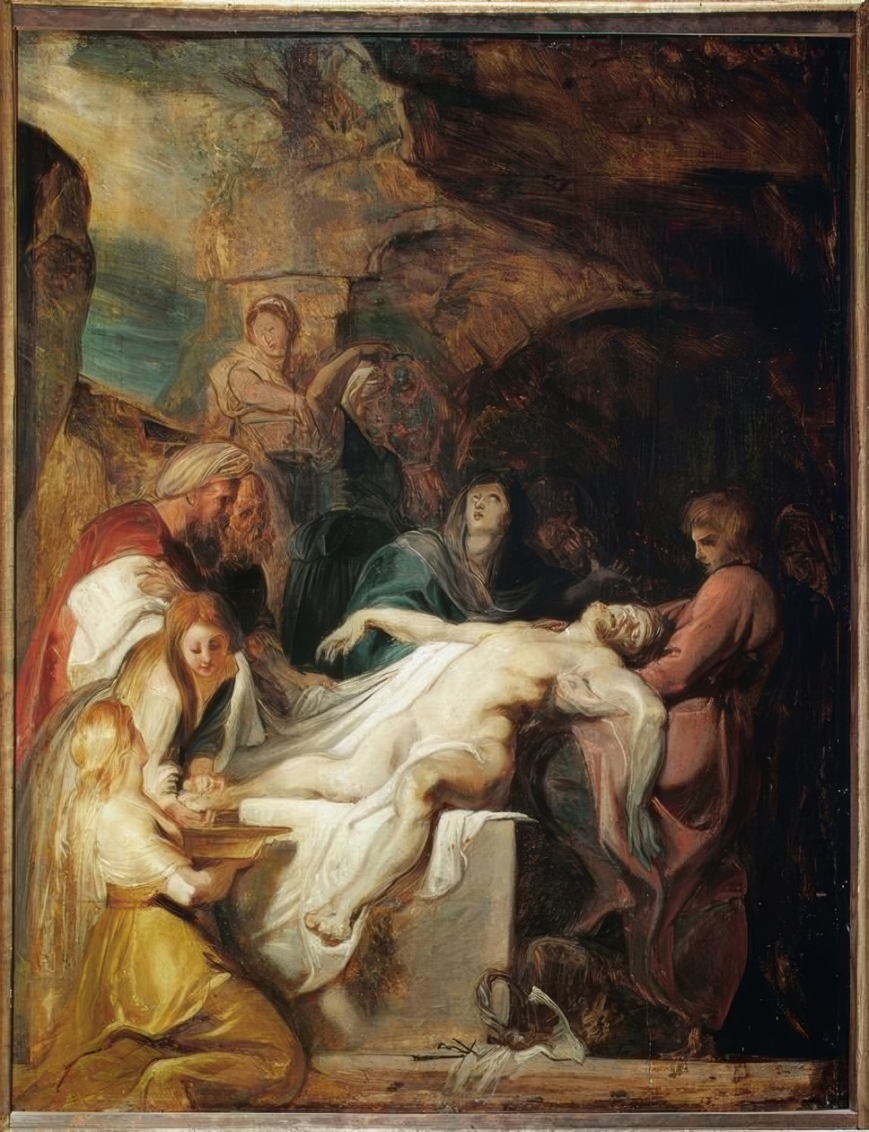 Grablegung Christi af Peter Paul Rubens