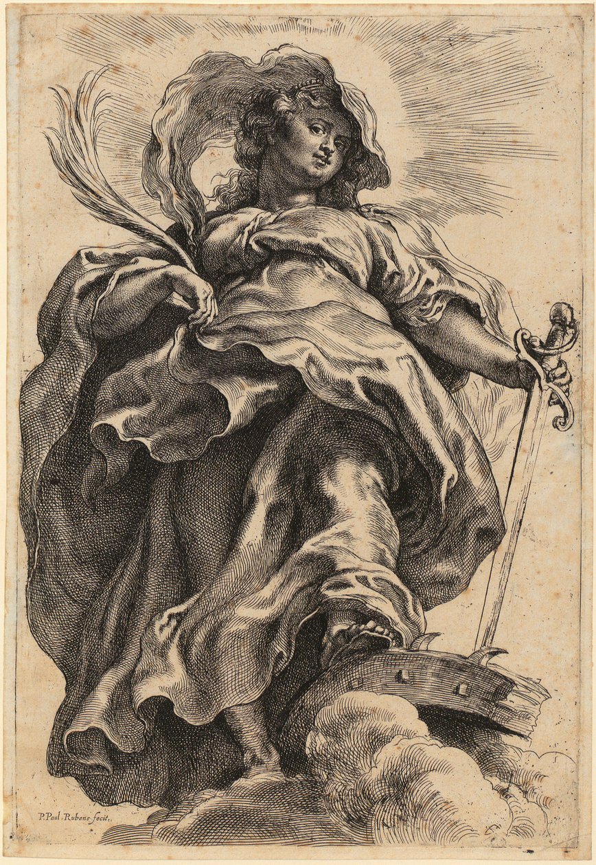 Den hellige Katarina af Peter Paul Rubens