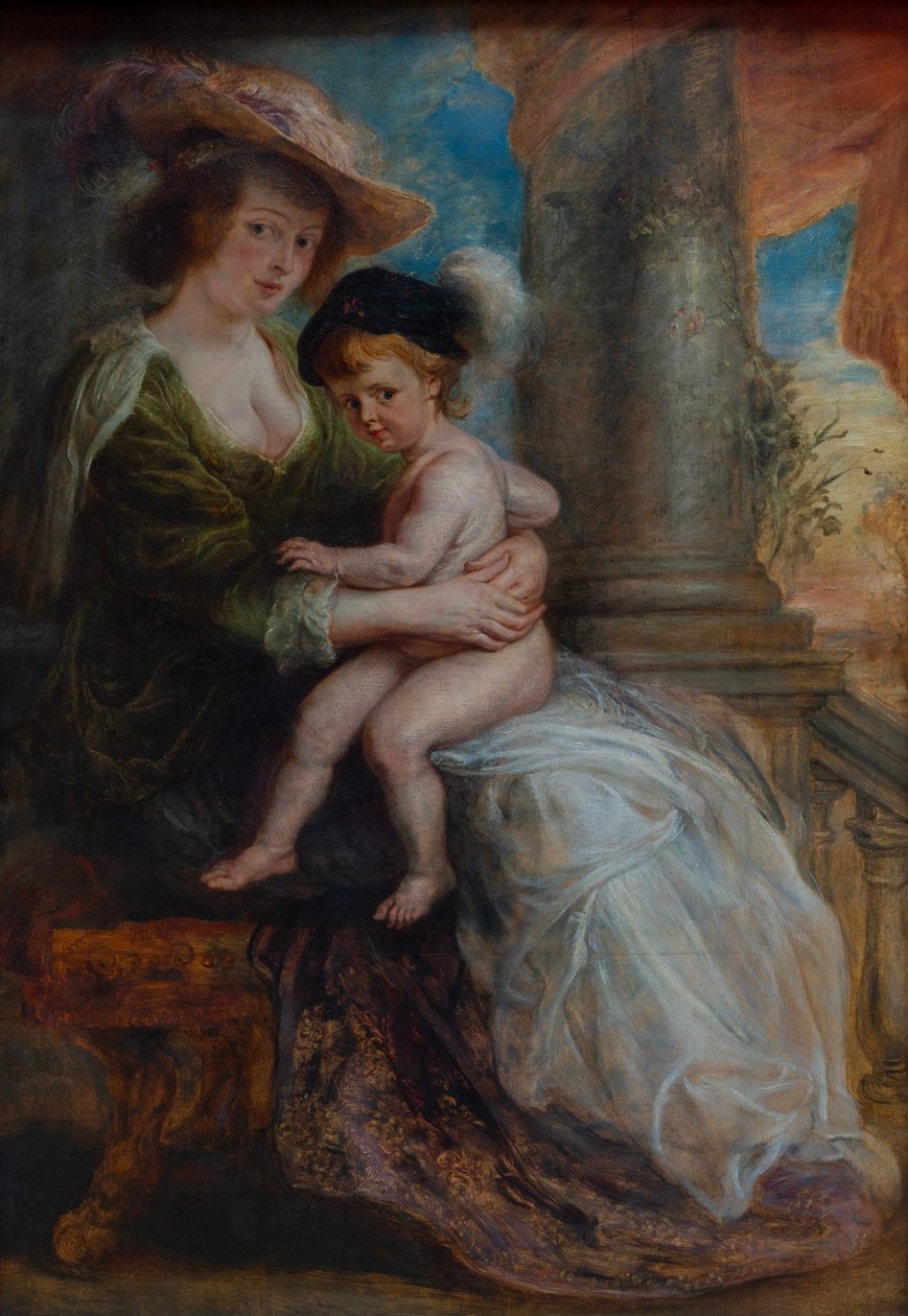 Hélène Fourment med sin søn Frans af Peter Paul Rubens
