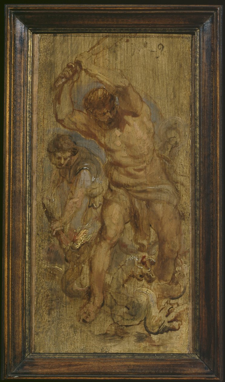 Hercules Killing the Hydra c.1639 af Peter Paul Rubens