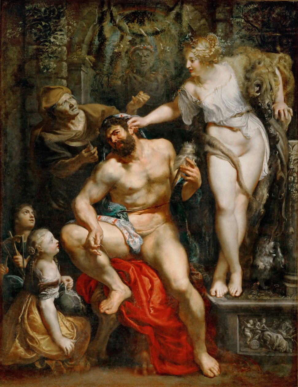 Hercules og Omphale af Peter Paul Rubens