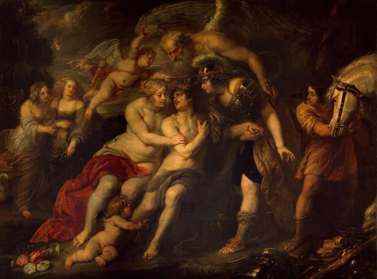 Herkules ved en korsvej af Peter Paul Rubens
