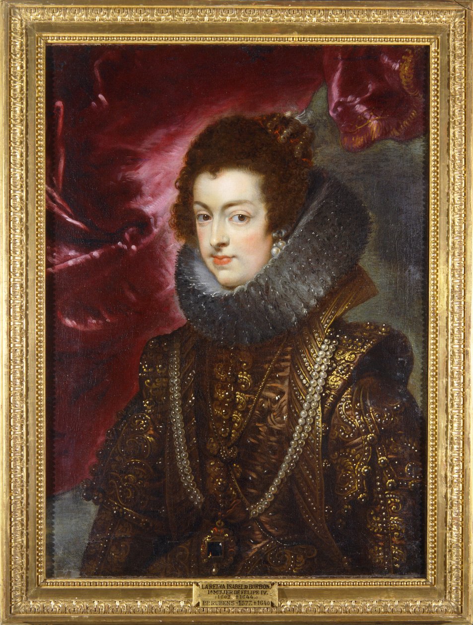 Isabella af Bourbon, ca. 1629 (maleri på lærred) af Peter Paul Rubens