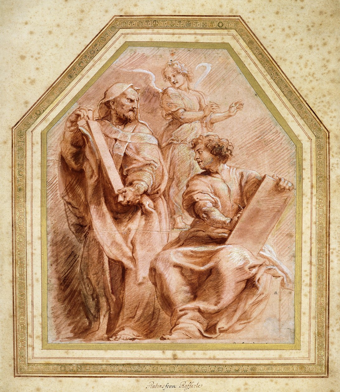 Jeremias dikterer Guds ord til Baruk, Nerias søn af Peter Paul Rubens