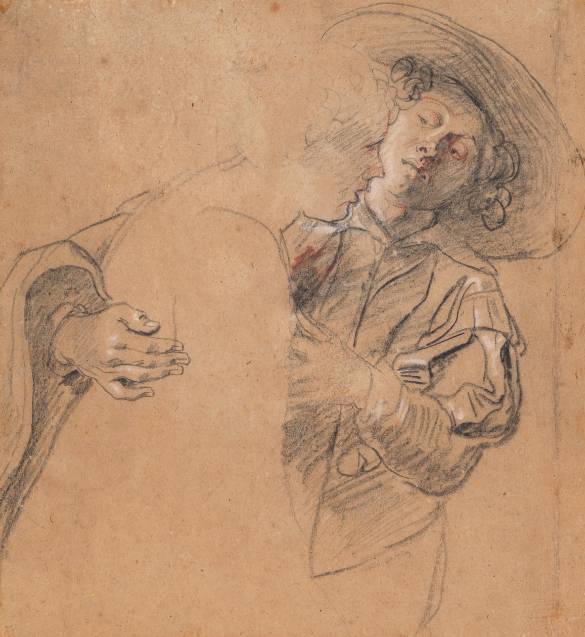 En ung mand, der omfavner en ung kvinde af Peter Paul Rubens