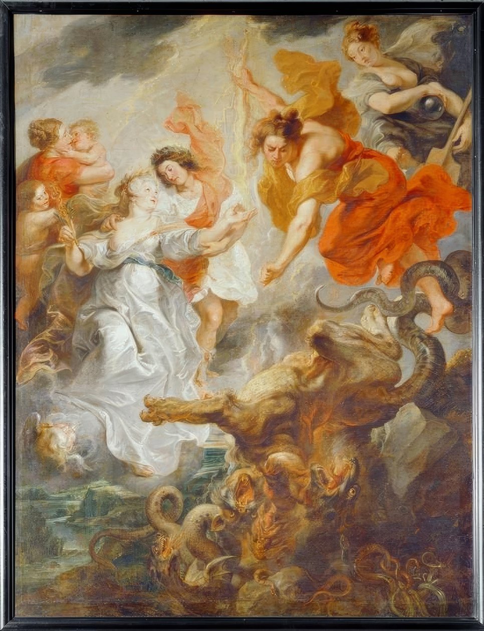 Den perfekte forsoning mellem dronningen og hendes søn ... af Peter Paul Rubens