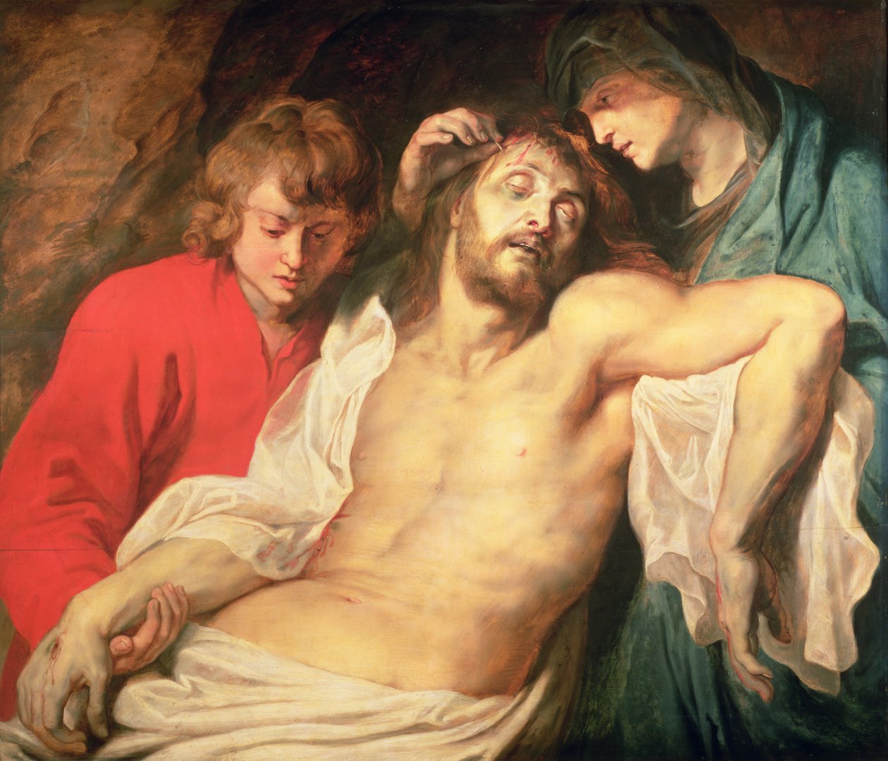 Kristi klagesang af Jomfruen og Johannes af Peter Paul Rubens