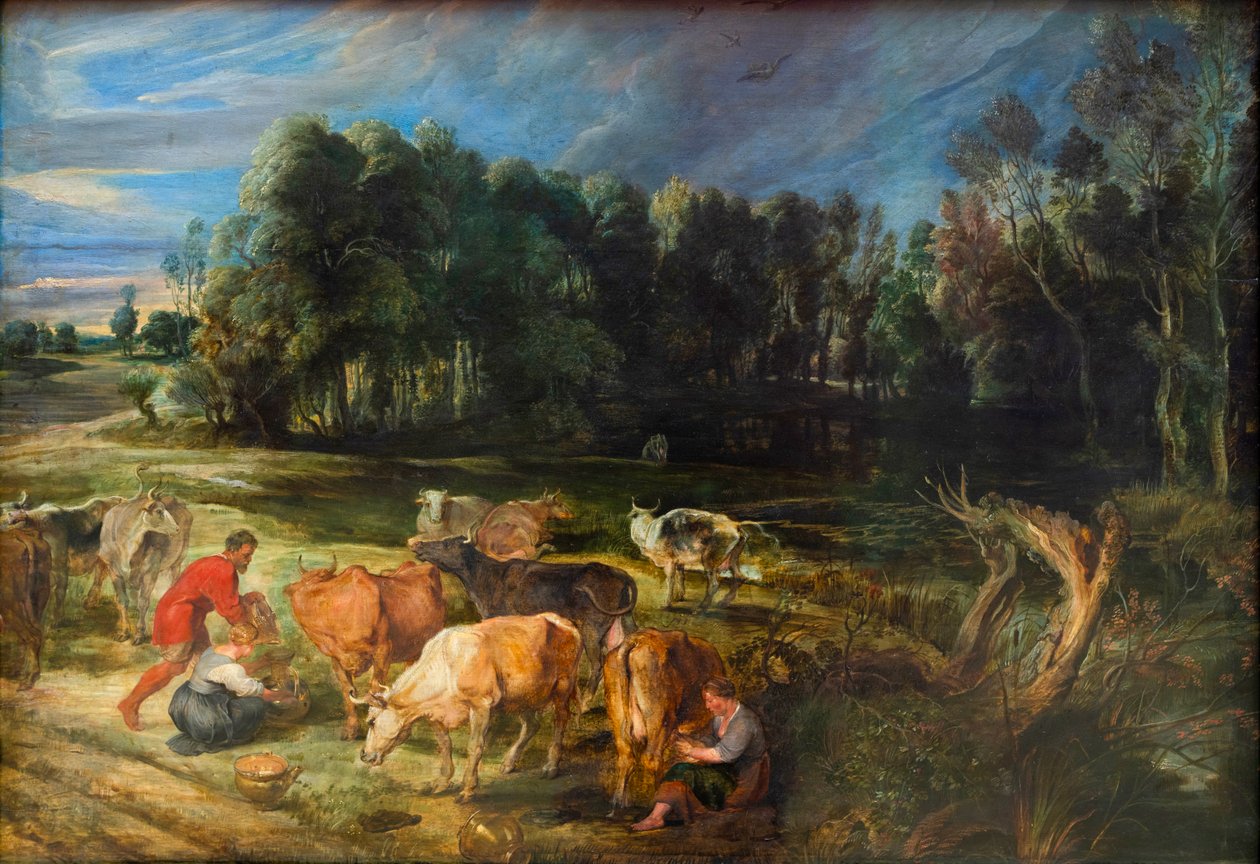 Landskab med kvæg af Peter Paul Rubens