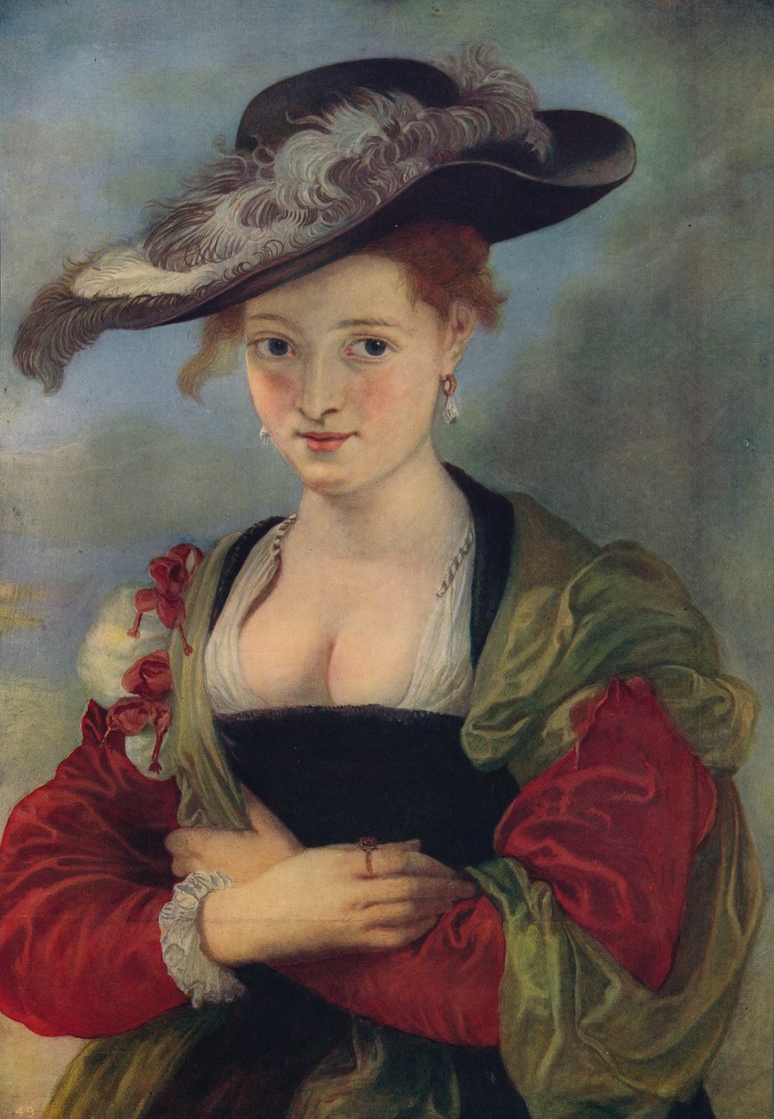 Stråhatten, c1622-1625, c1915 af Peter Paul Rubens
