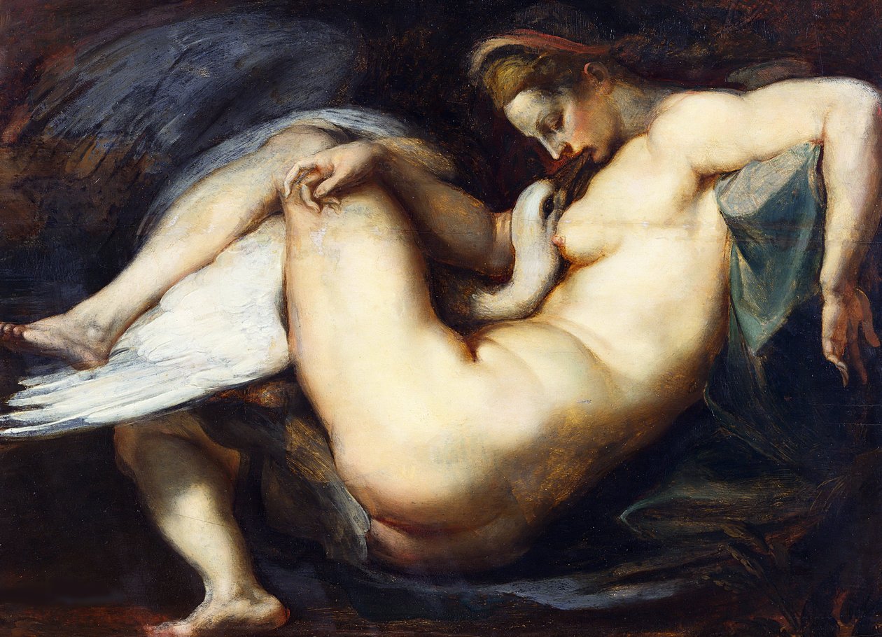 Leda og svanen, 1598-1599 af Peter Paul Rubens