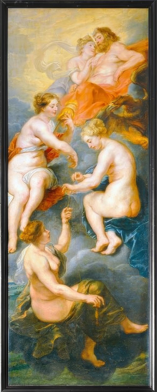 Skæbnen spinder dronning Marie de Medici