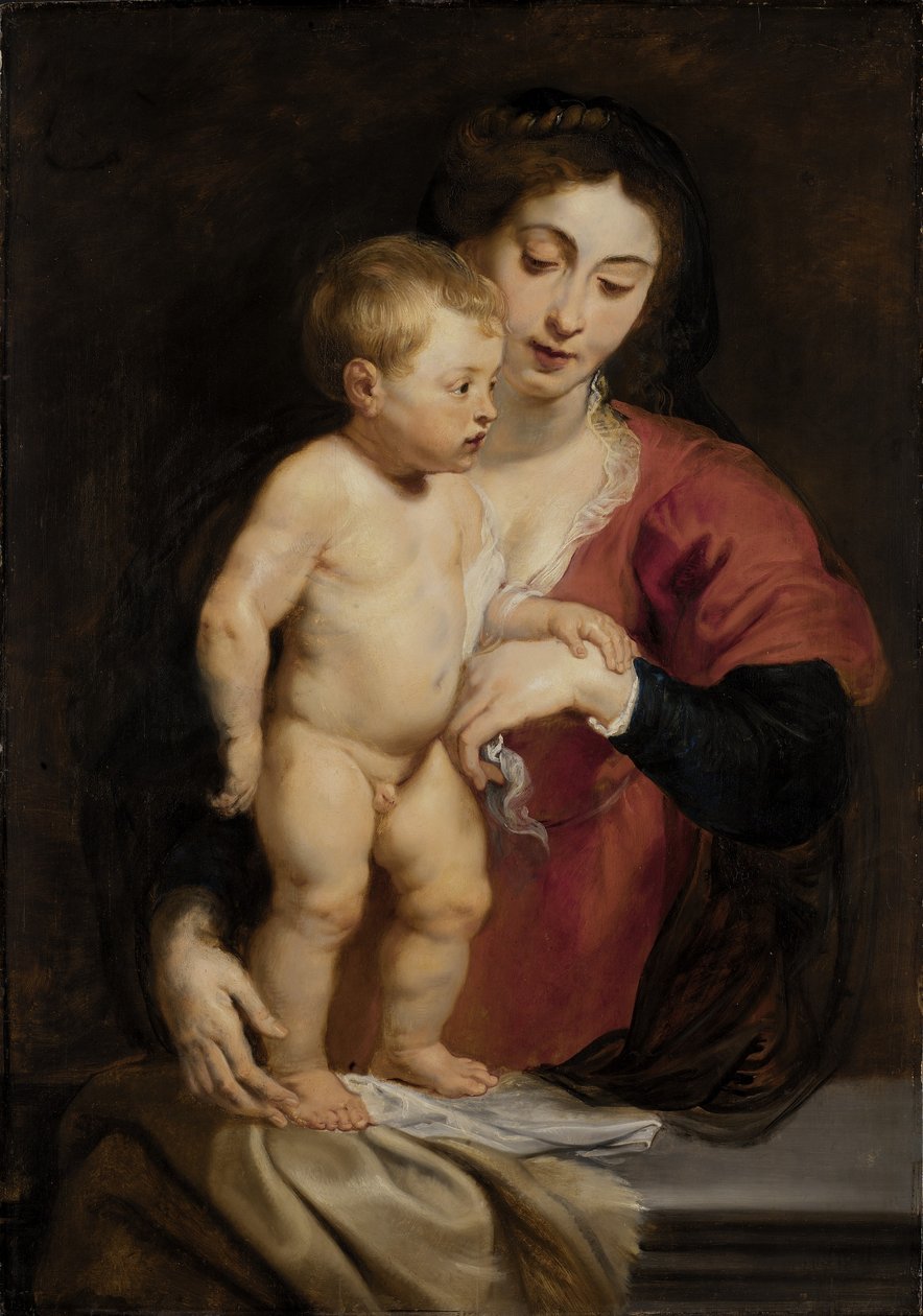 Madonna og barn af Peter Paul Rubens